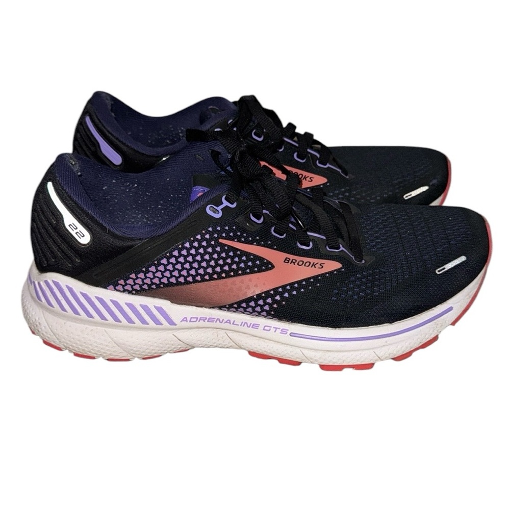 Brooks Adrenaline GTS 22 Women’s Sneakers Black/Purple/Coral